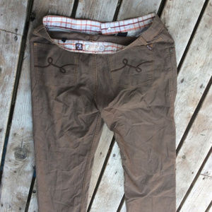 LRG men's pants 36*34 baggy style brown pants